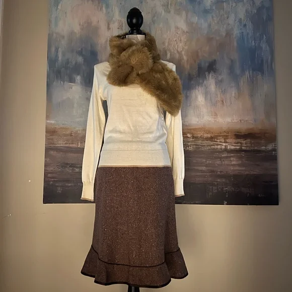 Gap herringbone skirt - Picture 5 of 15